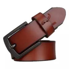 Cinturón De Cuero Marca Cowather Modelo Xf012 Color Camel