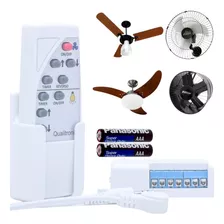 Controle Remoto Ventilador De Teto E Lampada + Pilhas Brinde