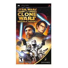 Jogo Star Wars The Clone Wars Republic Heroes Psp Lucasarts