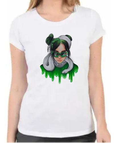 Polera Mujer A119 Billie Eilish Vintage Polera Mujer A119 Billie Eilish Vintage