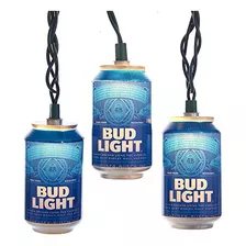 Juego De Luces Bud Light Beer Lata, 10 Luces