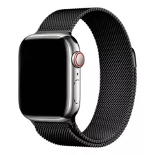 Pulseira Aço Metal Milanese P/ Apple Watch Series 7 45mm