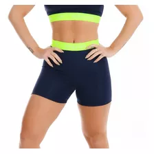 Short Feminino Confort Elástico Neon Poliamida