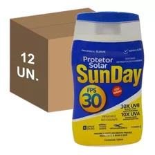 Kit 12 Protetor Solar Sunday Fps 30 120ml