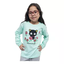 Promoção Kit 15 Camisetas Infantil Manga Longa Menina