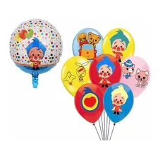 Globos Payaso Plim Plim 8 Piezas