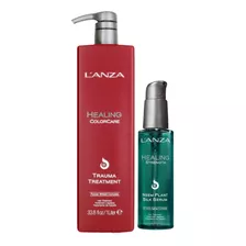 Kit Lanza Sérum Neem Plant Silk Strength/ Trauma Creme 1l