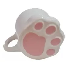 Taza Ceramica Pata De Gato Kawaii Aesthetic Apto Microondas