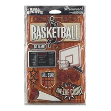 Pegatinas Tridimensionales Real Sports 45x6 Sheetbasketball