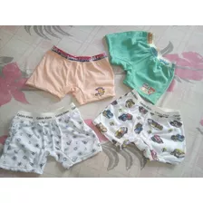 Kit Com 50 Cuecas Boxer Infantil Pmg