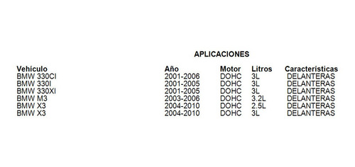 Balatas Delanteras X3 2006 Fritec 2.5l Bmw Foto 2