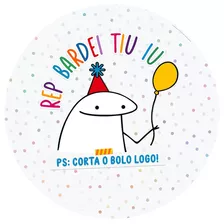 Painel Festa Redondo Bentô Cake Meme Tecido C/elástico 1,5m