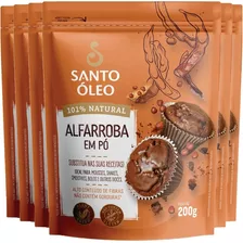 Alfarroba Em Pó Santo Óleo 6 X 200g