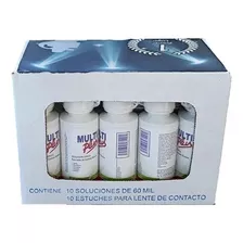 Caja C 10 Multiplus Solucion P Lentes D Contacto Por Mayoreo