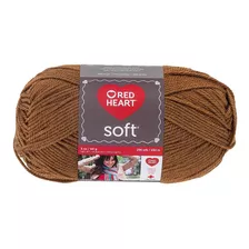 Estambre Acrílico Suave Liso Soft Yarn Red Heart Coats Color Toast 1882