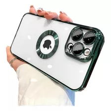 Carcasa Protectora Verde Elegante Para iPhone 13 Pro