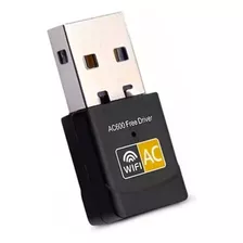 Adaptador Wifi Usb Ac Doble Banda Dual 2.4 Y 5 Ghz + Rapido