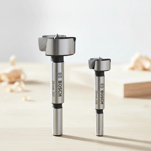 Kit Bosch: Mecha Forstner Bisagra 35 Mm Carburo + Mecha Forstner Bisagra 25 Mm Carburo