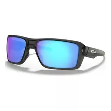 Óculos De Sol Oakley Double Edge Prizm Sapphire Polarizado Cor Da Armação Cinza