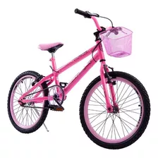 Bicicleta Infantil Colli Bike Jully 107-19d Aro 20 Com Cesta Cor Rosa