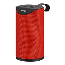 Parlante Inalámbrico Portatil Noga Pk08 Bluetooth Color Rojo