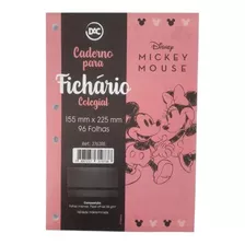 Bloco Fichário Mickey/minnie 96fls 3763re - Dac