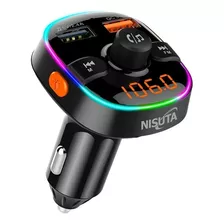 Transmisor Fm Nisuta Fm52 Bluetooth 2 Usb Quickcharge Qc3 F