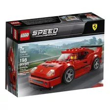 Blocos De Montar Legospeed Champions Ferrari F40 Competizione 198 Peças Em Caixa