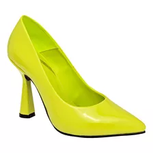 Zapatillas De Mujer Clasben Amarillo 116-639
