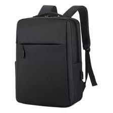 Mochila Masculina Para Notebook Reforçada Bolsa Trabalho Cor Preto