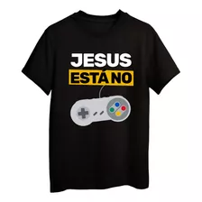 Camiseta Para Família Pai Mãe E Filho Jesus Esta No Controle