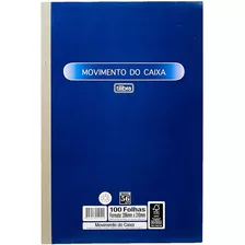 Livro Movimento De Caixa Grande 100 Folhas Tilibra