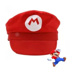 Chapéu Super Mario Bros Quepe Cosplay Jogo Festa Fantasia