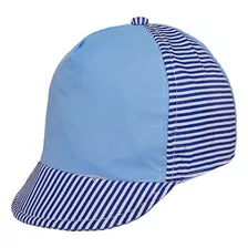 Sombrero Gorra Bebe Con Visera Rayada Protección Sol