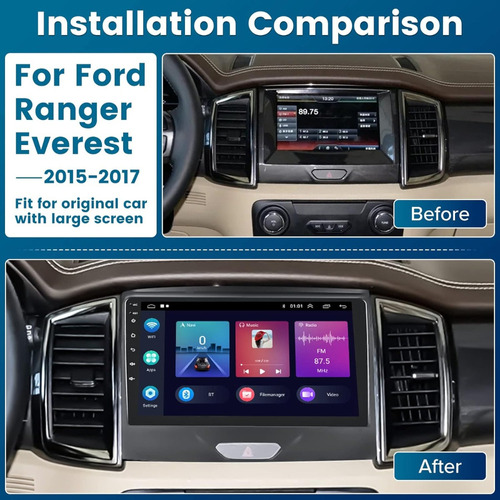 Android Double Din Car Stereo 15 + Ford Ranger Everest Foto 3