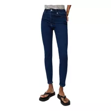 Calça Jeans Feminina Skinny Pesponto Cintura Alta Be Red 212