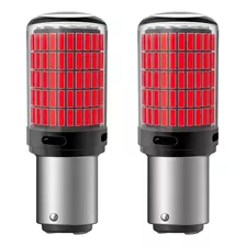 Par Luz De Freio Em Led Vermelho P21/5w Bay15d 1157 Canbus