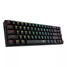 Teclado Mecánico Redragon Deimos K599-krs Wireless, Rgb, 70% Negro Inglés Us