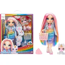 Muñeca Amaya Raine Rainbow High Make Slime 