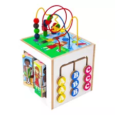 Brinquedo Pedagógico Psicomotor Aramado Cubo Infantil Colori