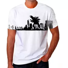 Camiseta Camisa Godzilla Filme Monstro Lago King Kong 28