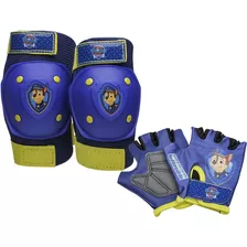 Paw Patrol Set De Guantes Y Rodilleras, Original, Importado