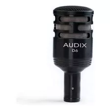 Micrófono Dinámico Bombo Bajo Audix D6 Color Negro