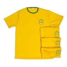 Camisa Do Brasil Camiseta P/ Torcer Seleção Brasileira Copa