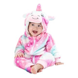 Pijama Y Disfraz Enterito Polar NiÃ±a NiÃ±o BebÃ©s Unicornio