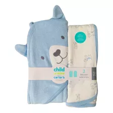 Toalha Carters Conjunto Banho Bebês Kit Com 2 Unid Infantil