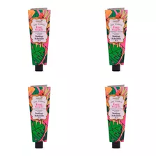 Kit Com 4 Manteiga Hidratante Vegetal Rosa Mosqueta 100g