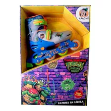 Patines Apache Ed Tortugas Ninja Tmnt Talla 22-25