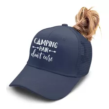 Gorra De Caballo Hhnlb Camping Hair Dont Care Messy Bun Pony