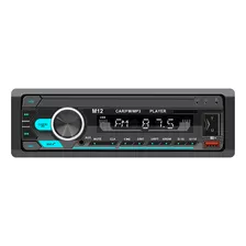 Auto Estéreo Coche Mp3 Luces Coloridas Aux Bluetooth Subwoof